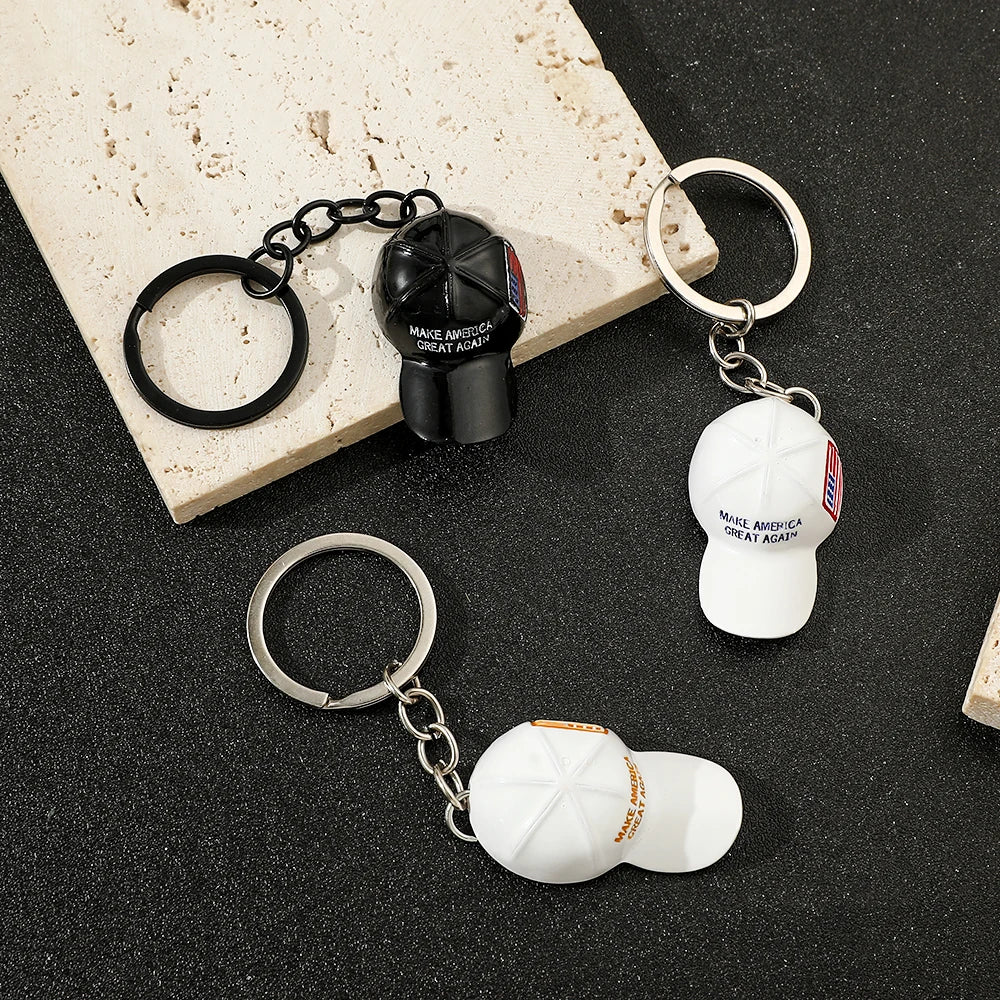 Trump Hat Pendant Keychain