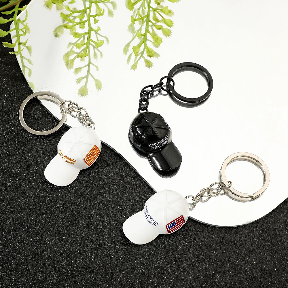 Trump Hat Pendant Keychain