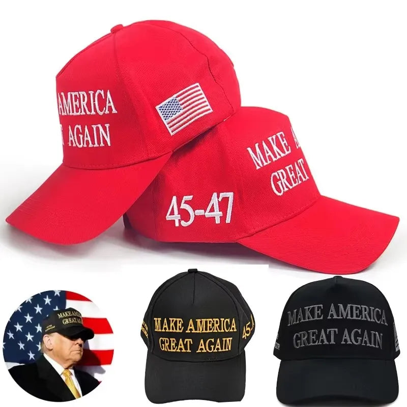 2025 New MAGA 45-47 President Snapback Cap