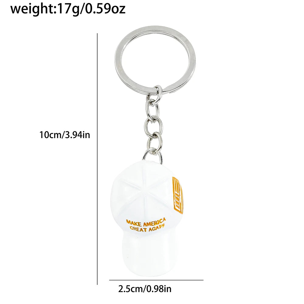 Trump Hat Pendant Keychain