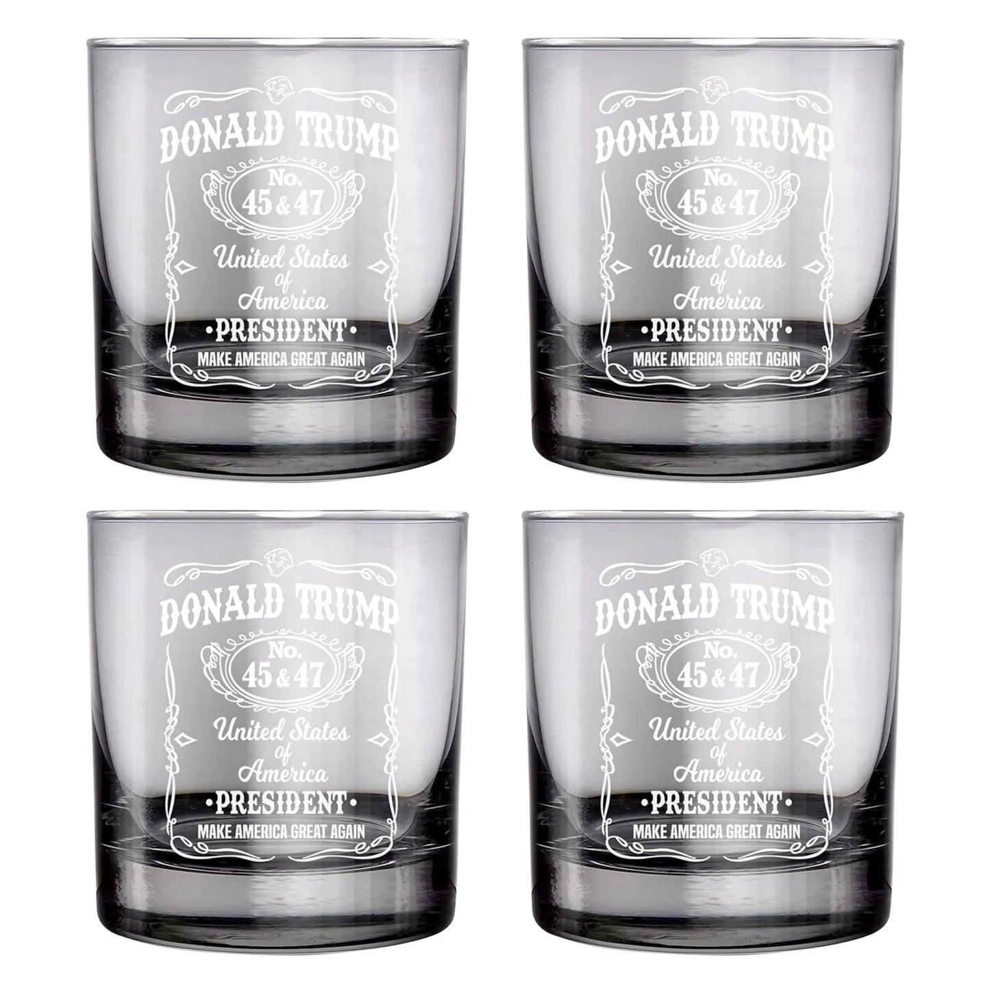 Trump-Whiskey Glass