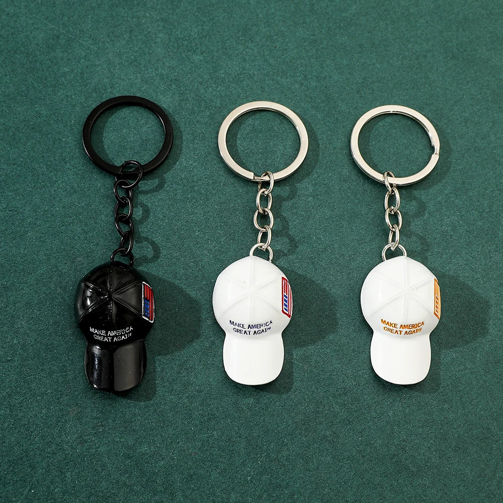 Trump Hat Pendant Keychain