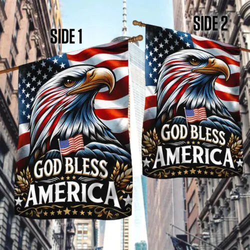 God Bless America Flag