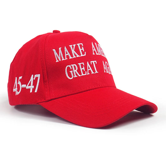2025 New MAGA 45-47 President Snapback Cap