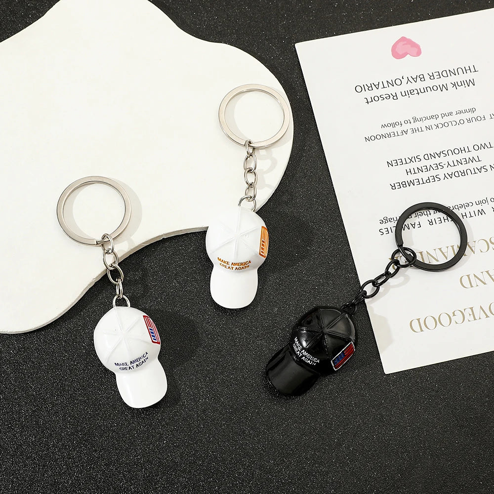 Trump Hat Pendant Keychain